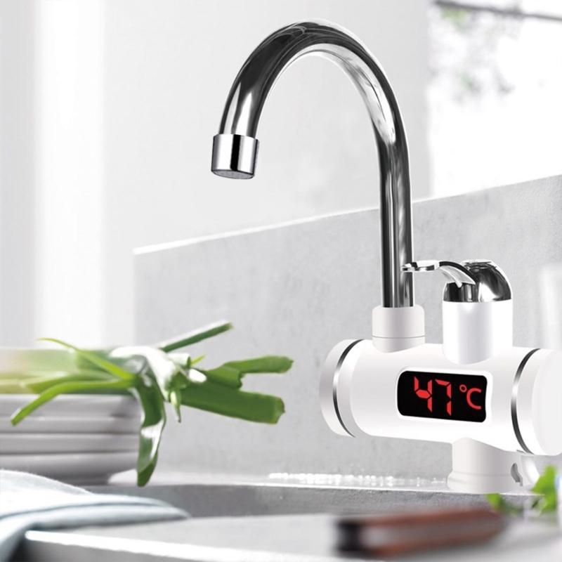 Electric Water Heater Kitchen Faucet Instant Hot Water Faucet Heater 220V Heating Faucet Instantaneous Heaters