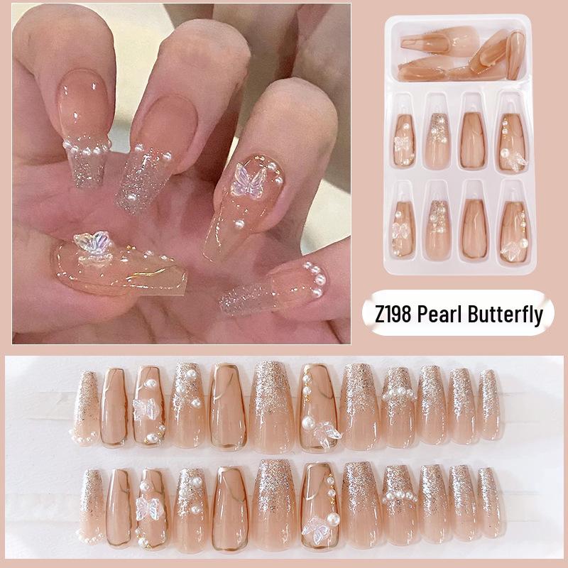 

Наклейки для ногтей «Жемчуг, бриллиант, бабочка» - Крутые, прозрачные, осветляющие кожу накладные ногти