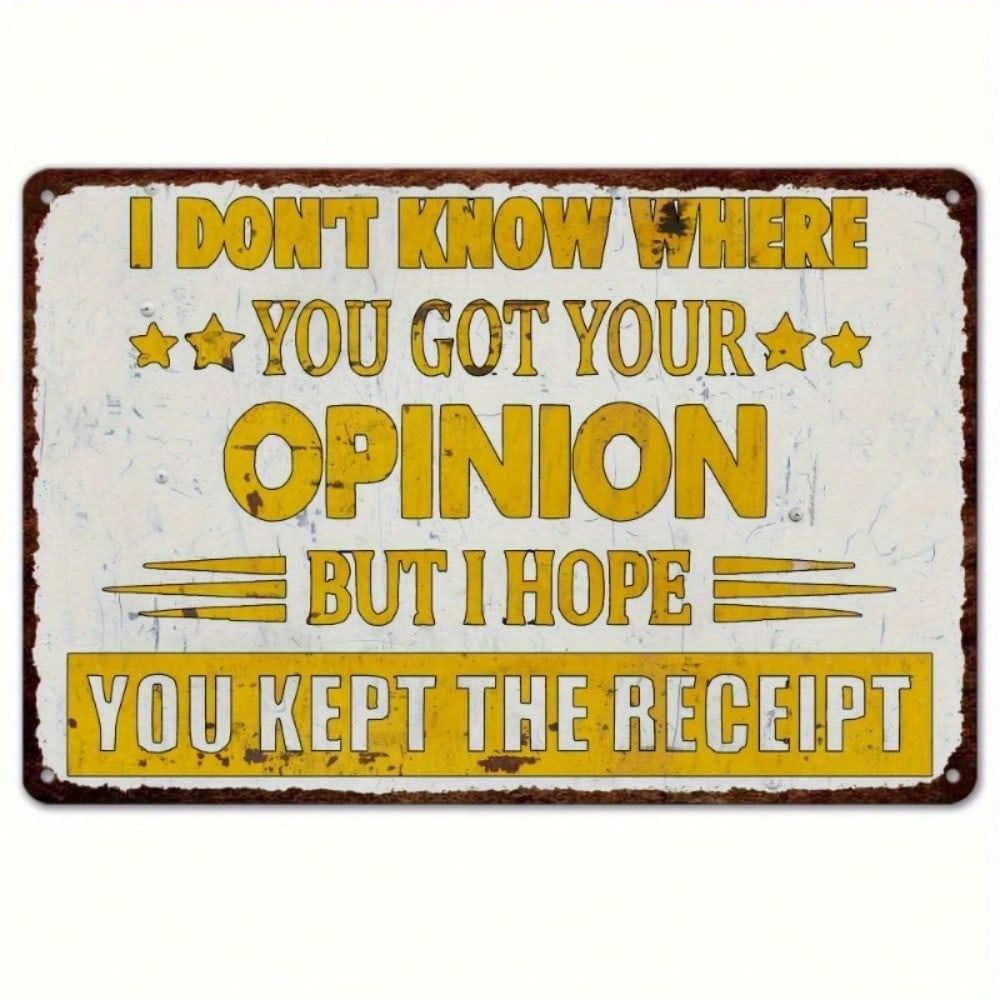 Retro Metal Tin Sign Wall Art Home Decor 20x30cm