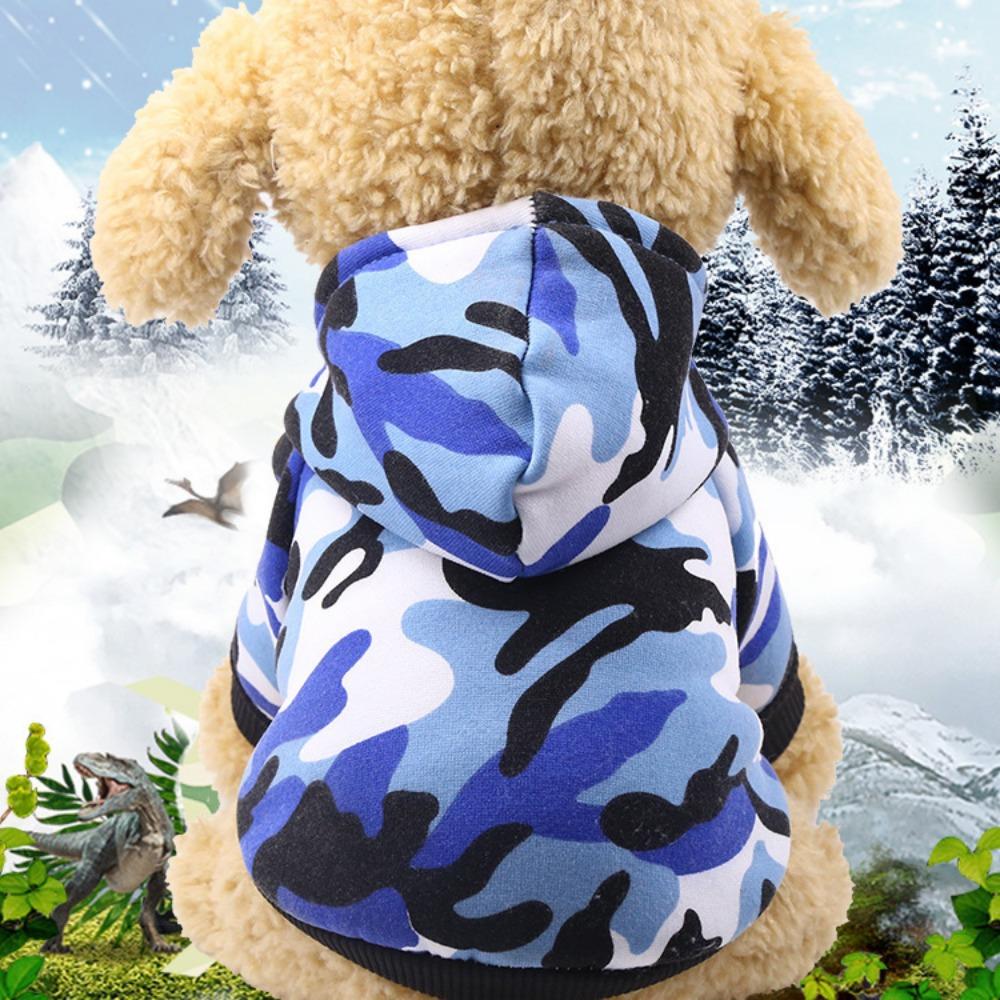 Autumn and winter dog fleece sweater trendy brand two feet sports wind pet dog dog cat clothes outdoor products