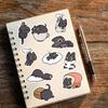 50PCS Naughty Little Black Cat Sticker Harajuku Skateboard Decorative Laptop Luggage Scrapbooking Waterproof Art Decals Sticker