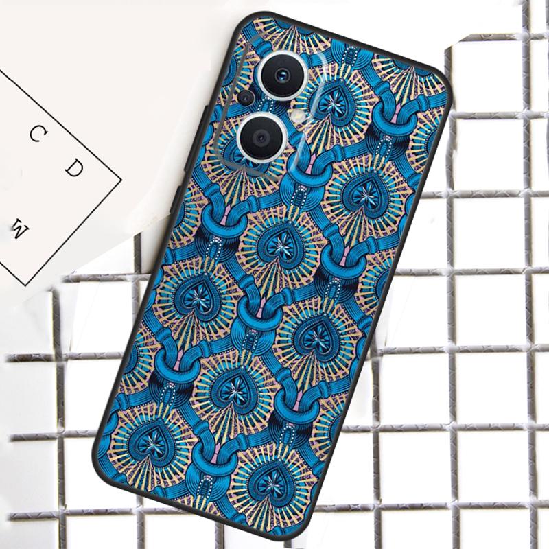 African Fabric Print Phone Case For OPPO Reno 8T 7 8 Lite 14F 14 13 12 11 F 10 Pro OPPO Find X8 X6 X5 X9 Pro Cover