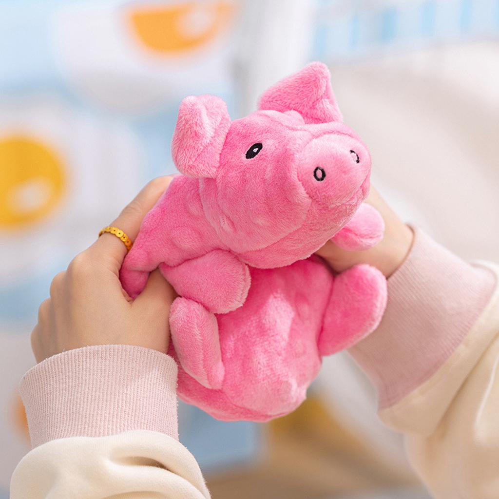 - Plush Dog Toy for Chewing and Teeth Cleaning