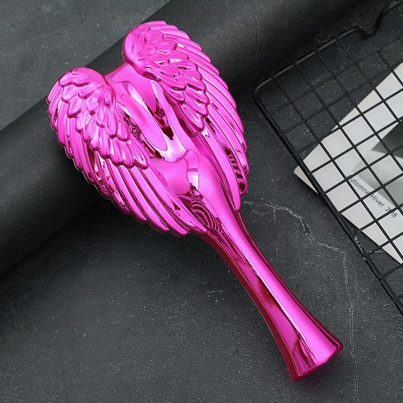 

Professional Mini Angel Detangling Tangle Hairbrush Comb Anti-static Hair Brush Women Massage Combs For Salon Hairdressing Tools розы красного