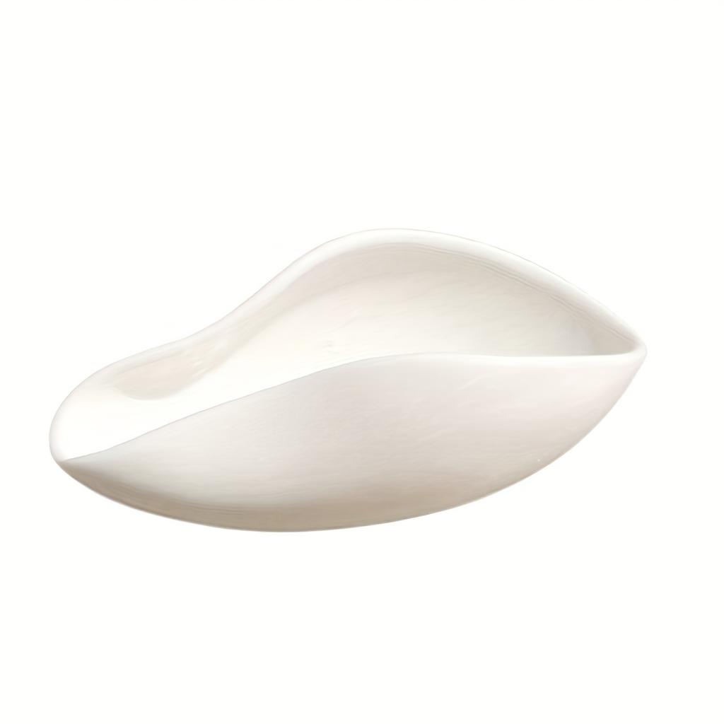 1 stk Kaffebeholdere, Doseringskopp for kaffebønner, Beholder for veiing av kaffebønner, Ren hvit keramisk beholder for te og kaffebønner