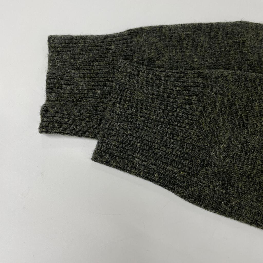 Plan C Green Wool Cropped Short Knit Sweater Tops 40 greenUsed