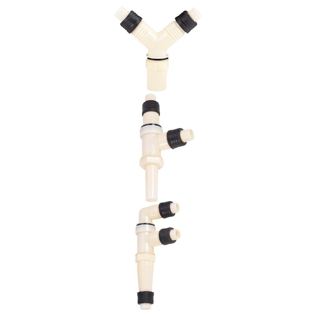 Floor Drain Adapter Sturdy Washing Machine Outlet Tee Joint Sewage Connector