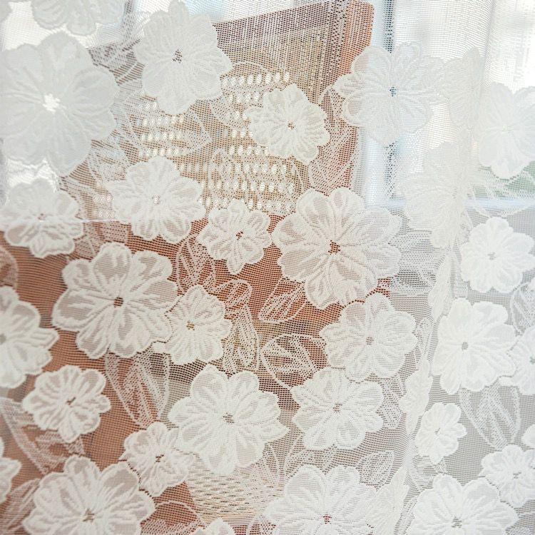 Haftowane Woalowe Przezroczyste Zasłony Filtrujące Światło Prywatność Okno Scrim na Okno Wykuszowe Sypialnia Salon Draperie