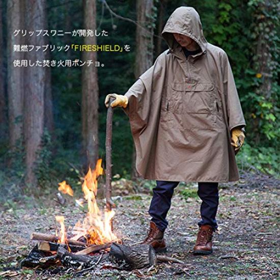Fireproof Poncho Black