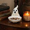 Cute Halloween Decor for Entrance Ghost Jewelry Dish Durable Resin Storage Bowl Decorative Fall Resistant Holder Retro Figurine Tray Rings