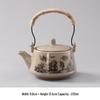 Lygil Ceramic Kung Fu Teapot with Overhead Handle