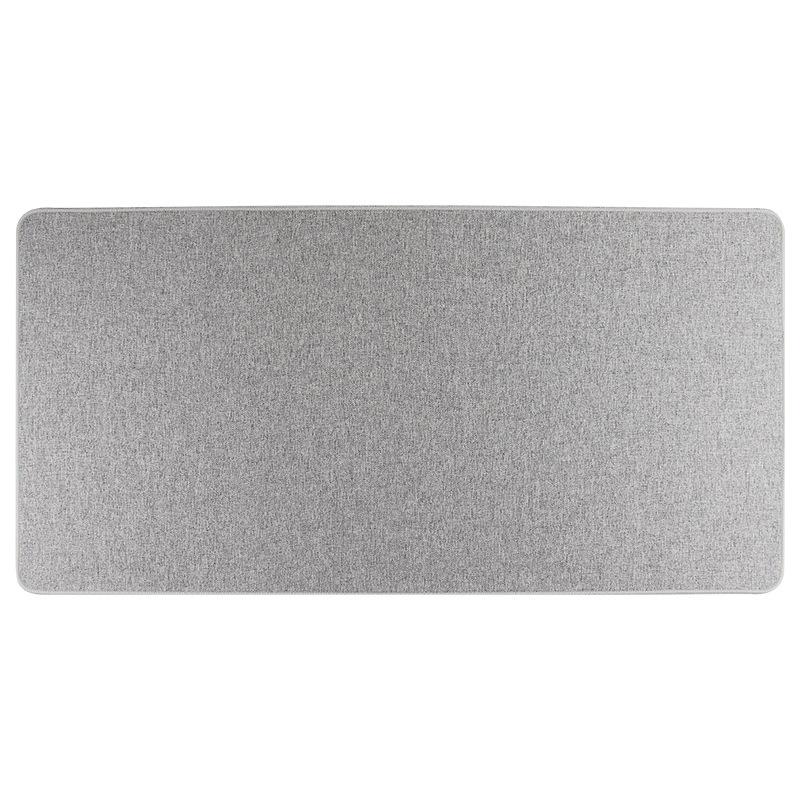 Baumwoll- und Leinen-Gummi-Mauspad, Extra-große Büro-Schreibtisch-Laptop-Tastatur Schreibtischauslage, Langlebig und fusselfrei