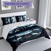 3pcs Pennywise the Dancing Clown pattern bedding set duvet cover set includes duvet cover &pillowcases, perfect all season bedroom decoration & gift