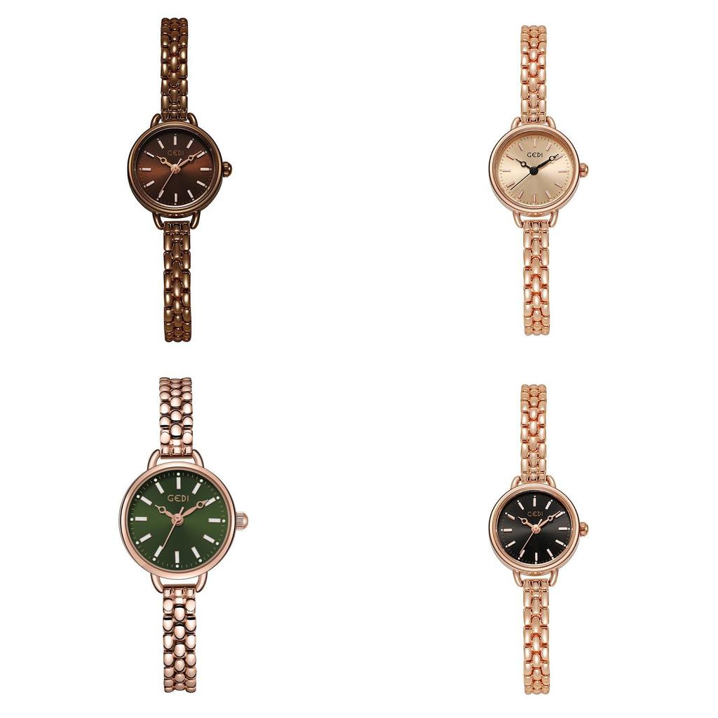 Gadi Womens Minimalist Korean Style Alloy Waterproof Quartz Watch With Elegant Strap For Casual Wear