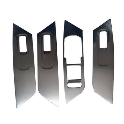 Fensterbedienfeld Verkleidung für Skoda Kodiaq 2016 2017 2018 Innenraum Metallabdeckung Auto Styling Zubehör 4 Stück
