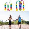 Adjustable Skipping Rope with Wood Handle and Woven for Girls and Boys, Skipping Rope Exercise Fat Burnings Gym Training