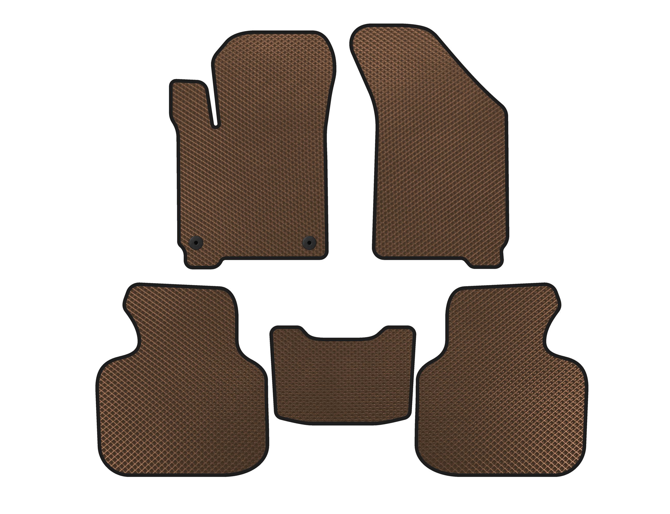 

EVA mats (2011-2020, 7-seater, Brown) for Dodge Journey 2008-
