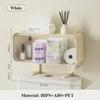 No Drill Wall Mounted Toilet Rack for Bathroom Cabinet Shelf, Plastic Storage Stand, Shower Organizer, Bath Holder Accessories