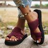 European American Women's Slippers New Fashionable Breathable Mesh Fish Mouth Cover Toe Anti Slip Slippers Wear-resistant Beach