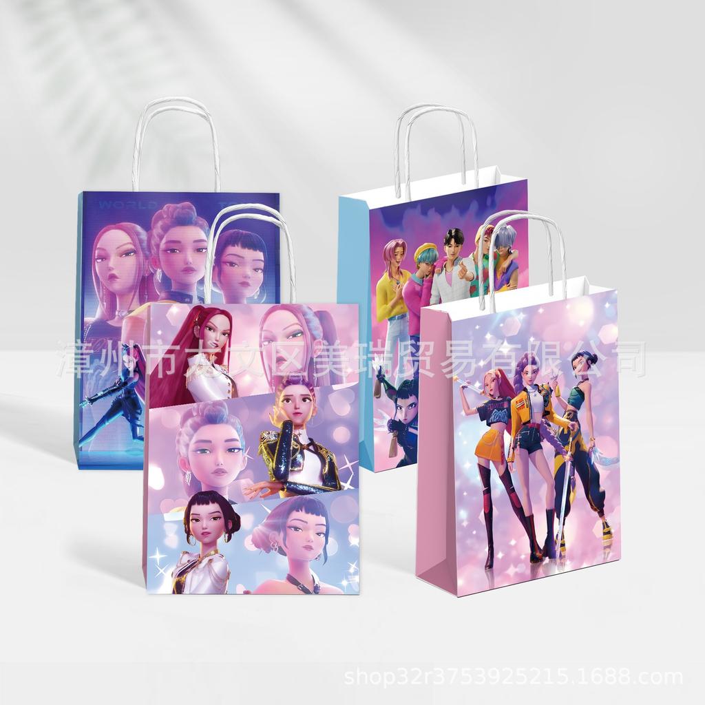 K Pop Demon Hunters Theme Boy Bands and Girl Groups Birthday Party A Grand Collection for Baby Shower Disposable Party Supplies