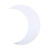 Moon Shape Mirror Wall Sticker Acrylic Decorative Background Decal for   Corridor