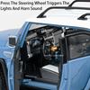 1:24 Scale Alloy FJ LAND CRUISER Cars Toys Miniature Models Light Sound Pull Back Vehicles Rubber Tires Car Boys Festival Gifts
