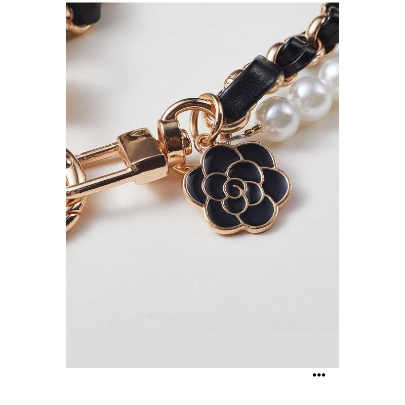 Women Fashion Pearl Wrist Mobile Phone Lanyard Chain Accessory
