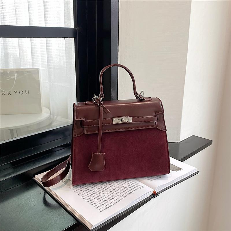 New High-end Retro Hot-selling 25CM Kaibaoli Portable Shoulder Oblique Cross Trendy Women's Bag
