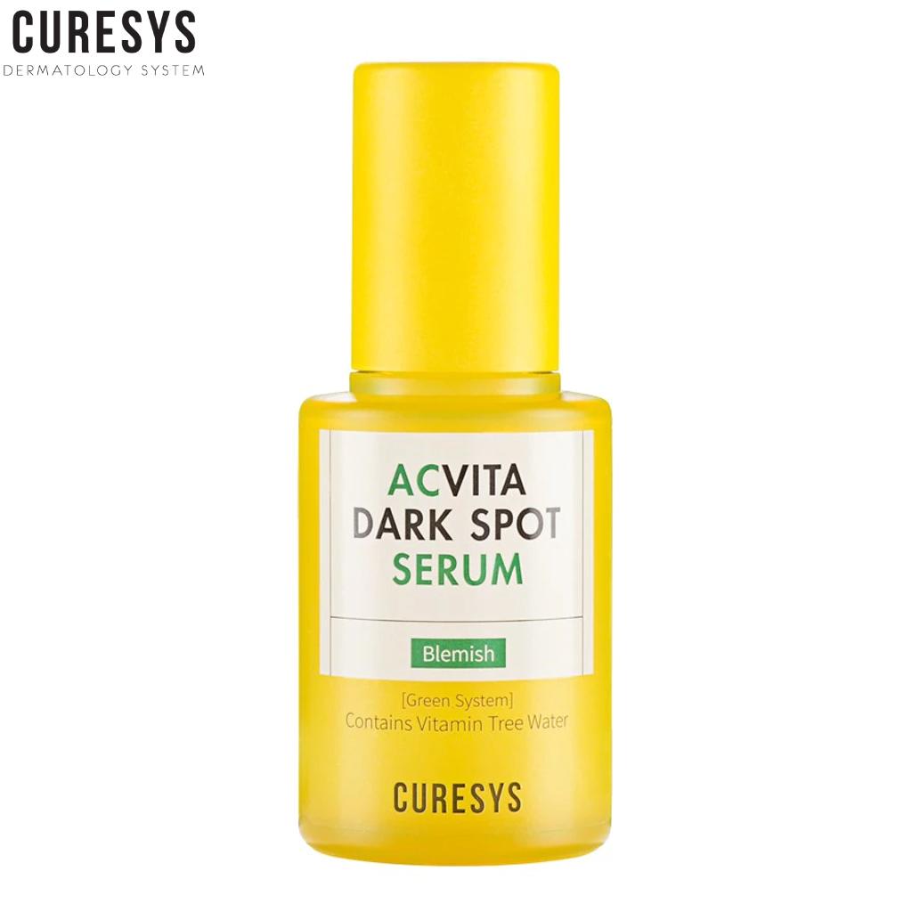 Curesys Acvita Dark Spot Serum, Blemish, Green System, Contains Vitamin Tree Water, 30 Ml.