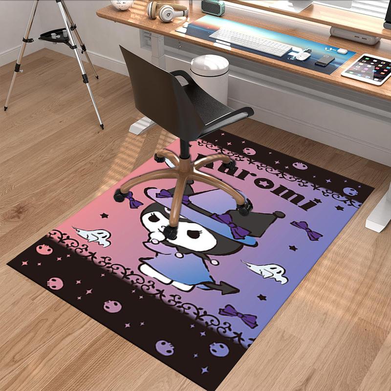 1pc Kuromi Halloween Witch Hat Office Rug Outdoor Carpet Home Decor Giftz183
