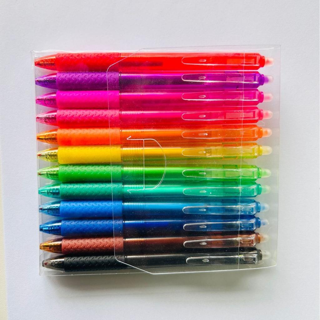 Color Erasable Neutral Pen Press Pen High Value Erasable Pen Painting Supplies Stationery