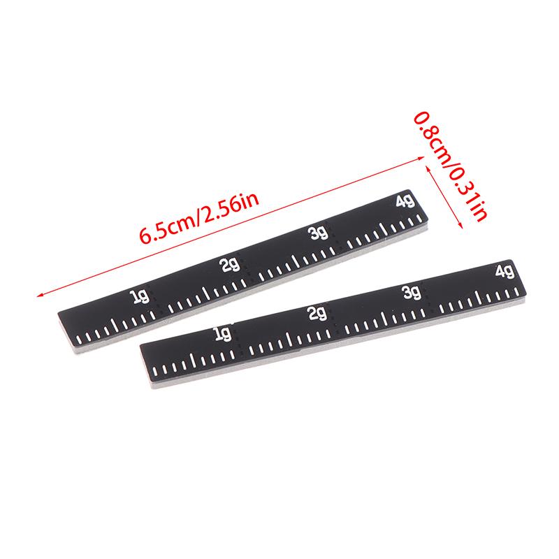 2Pcs Tennis Racket Balance Adjust Adhesive Weighted Tape Weight Per Piece 4G For Squash Racquet Golf Club Badminton Pickleball