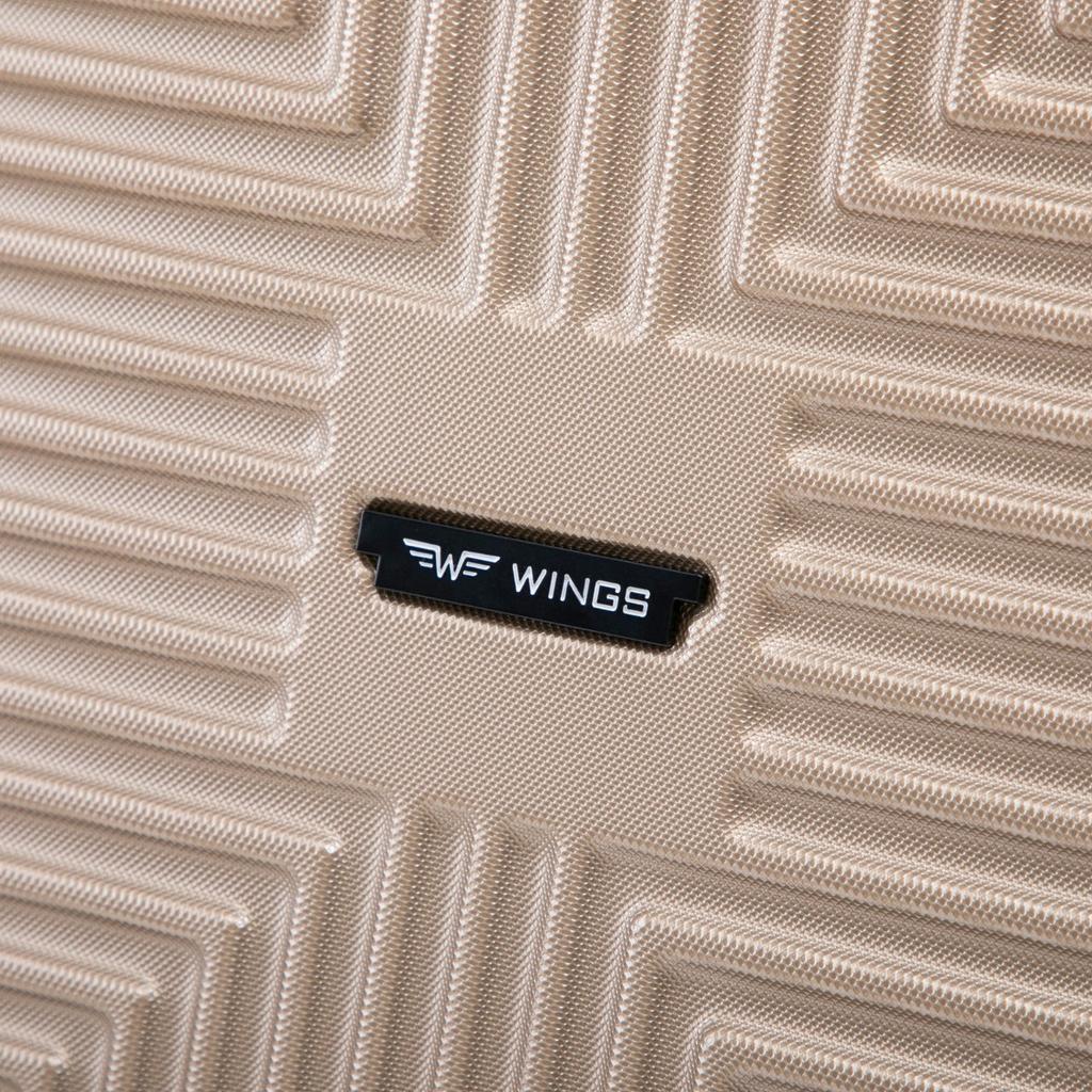 Medium Suitcase Wings Pc Eco Jackdaw 24" Champagne