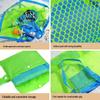 Foldable Mesh Beach Bag for Kids' Toys & Sand Tools - Quick Storage Solution