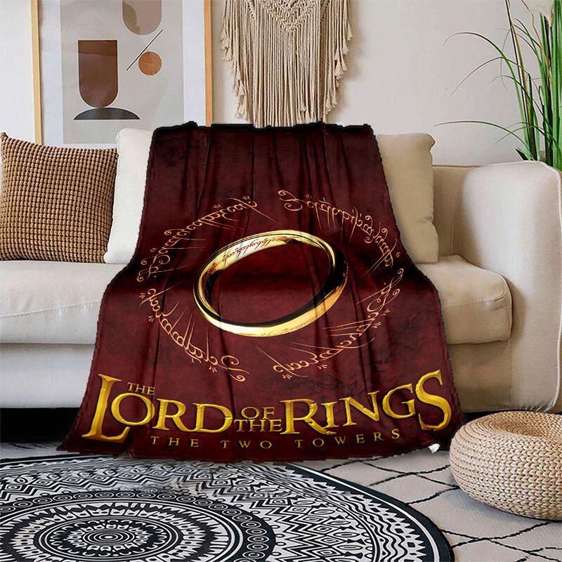 

1pc The Lord of the Rings: The Two Towers Cartoon Blanket,Portable Throw for Travel & Camping, All Season Cozy Blanket,Ideal Gift 80cmx120cm