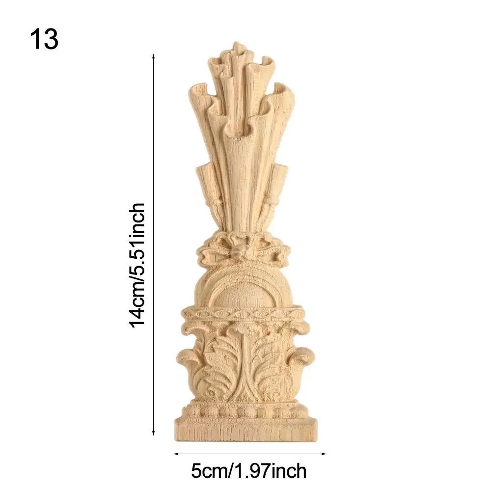 Solid Accessories European Style Vintage Wood Carved Home Decor Furniture Foot Legs Cabinet Seat Feets