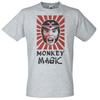Mens Monkey Magic 1980s Funny Japanese TV Show Unisex Grey 100% Cotton T-shirt Mens Tees Top