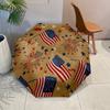 American Flag Fashionable Automatic Opening/Closing Folding Umbrella. Portable and Foldable, Ideal for Gift, Travel, and Daily Use