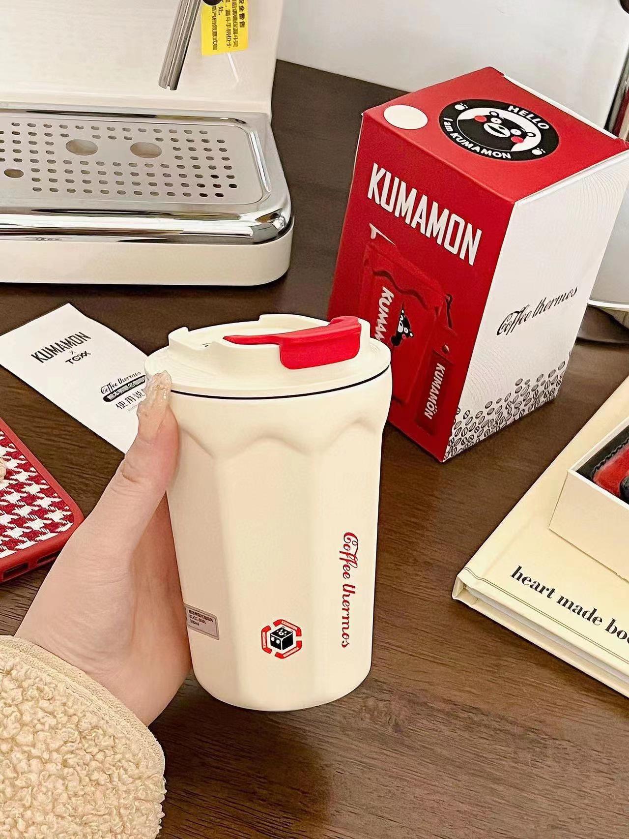 

Креативный стакан-кола с двойными стенками и термоизоляцией - нержавеющая сталь 316 для студентов 450ml белый