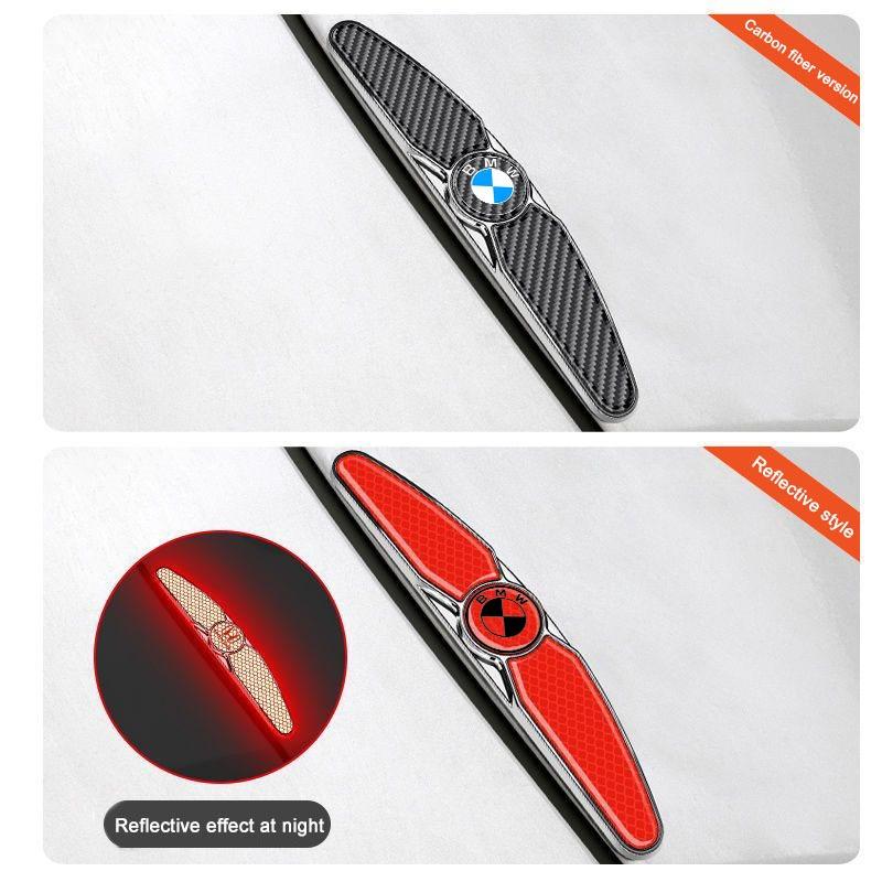 4Pcs Carbon Fiber Car Door Anti-collision Protective Stickers For BMW F30 E60 E46 E90 F10 G30 E36 E30 X1 X3 1 3 5 Series gjsh77