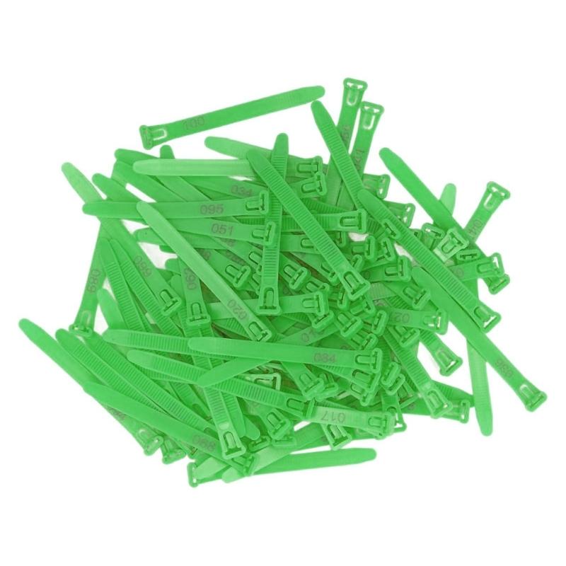 Numbered Poultry Leg Bands for Chicken Duck Identification and Farm Management Durable Plastic Reusable Leg Rings