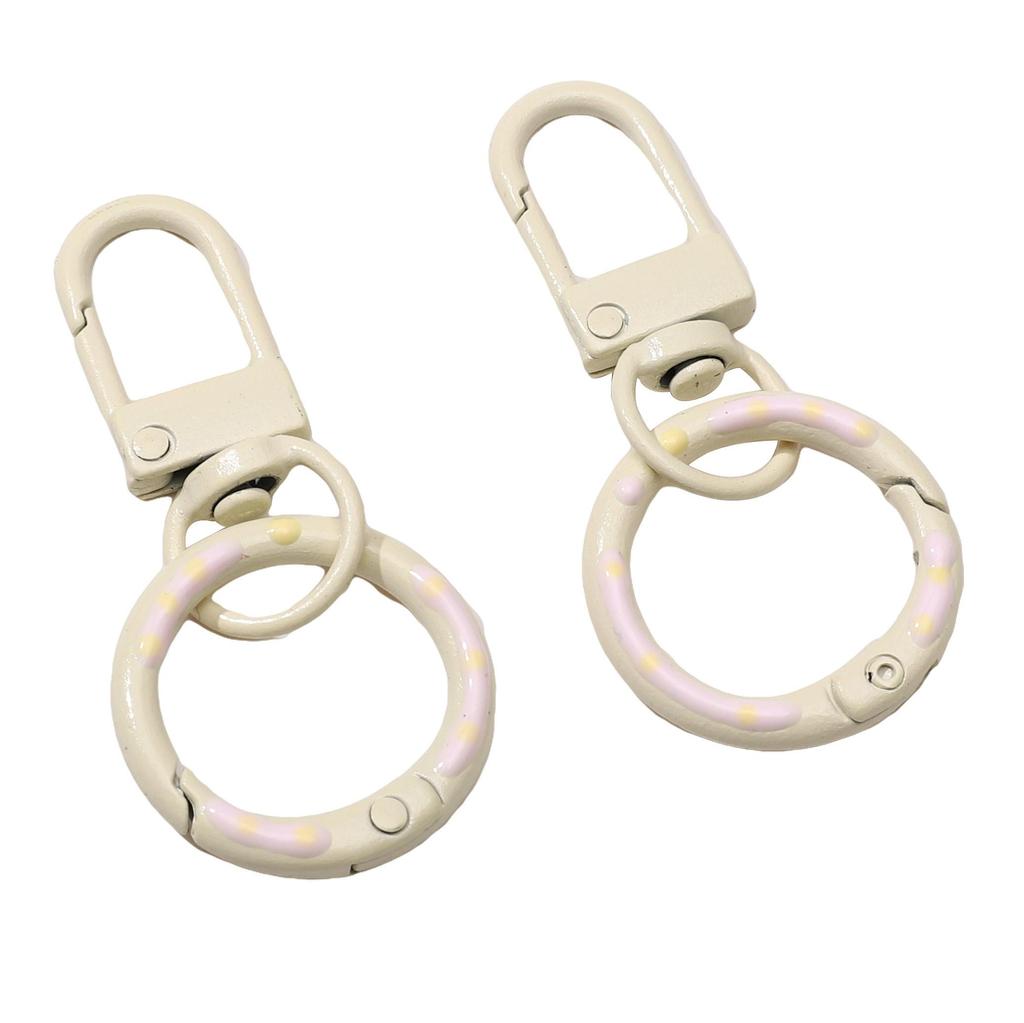 1Set/bag Alloy Donut Spring Buckle Door Buckle For DIY Jewelry Making