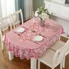 Embroidered Oval Tablecloth Anti-Scald Table Mat Printed Tablecloth  Wedding Dining Room