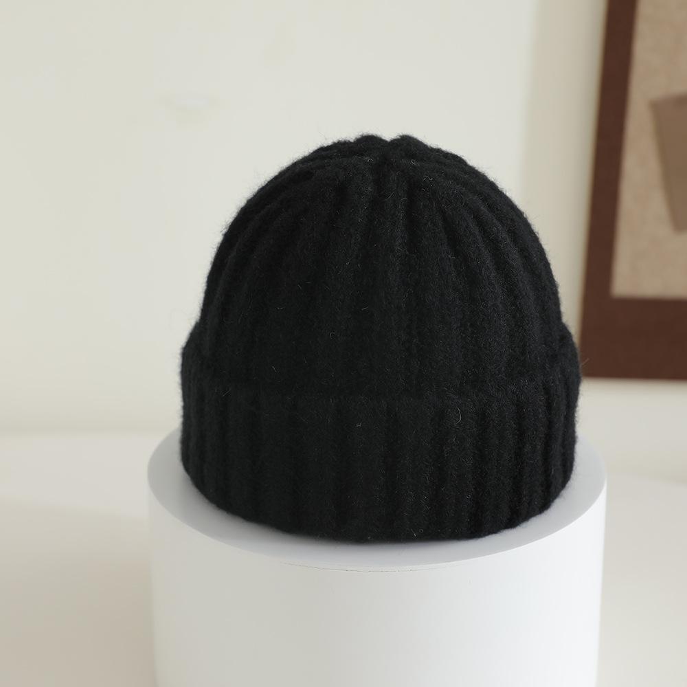 Winter Hats For Children Girls Boys Kids Knitted Beanie Candy Color Solid Striped Keep Warm Korean Style Casual Bonnet Caps New