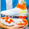 Summer high top soccer cleats teen adult competition training long spikes and broken spikes soccer cleats
