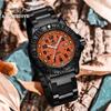 ADDIESDIVE Herren Sport Wasserdichte Quarz-Uhr mit Leuchtendem Zifferblatt.