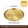 Korean Style Stainless Steel Serving Tray