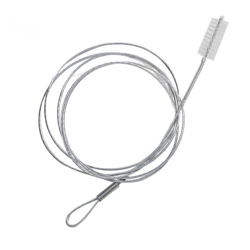 Long Drain Brush Flexible Feeding Tube Brush Slim Cleaning Brush Hose Pipe Brush for Sunroof, Water Tanks, Refrigerator 1