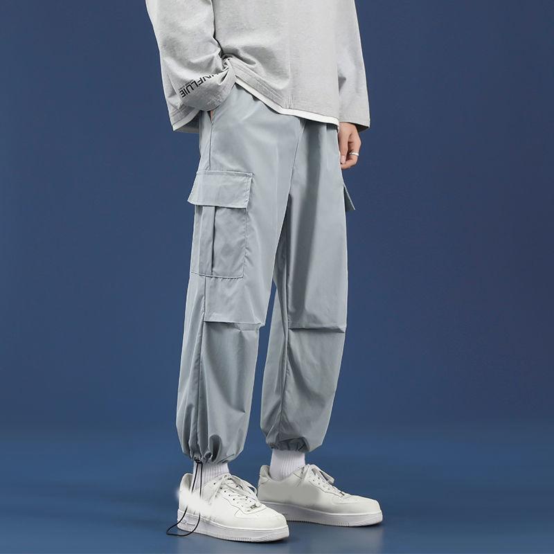 Pantaloni casual da uomo estivi Sottile tuta traspirante Tasca Pantaloni  della tuta Sportswear Pantaloni da jogging larghi Pantaloni con coulisse  Pantaloni cropped per gli uomini acquista in modo economico — spedizione  gratuita,