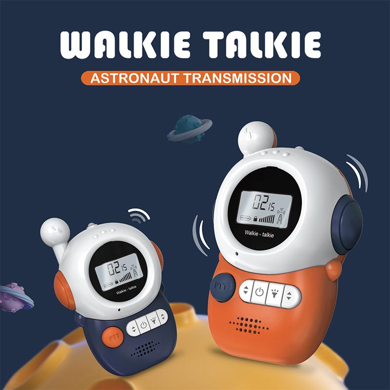 Walkie-Talkie Dzieci Cartoon Celular Ręczny Transceiver Podświetl Telefon Radio Interphone Mini Zabawki Talkie Walkie Chłopiec Dziewczyna Prezenty
